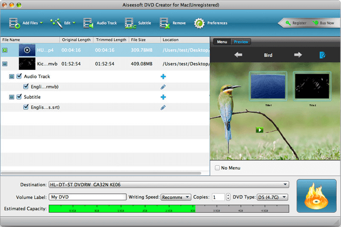 Aiseesoft DVD Creator 5.2.66 for mac instal