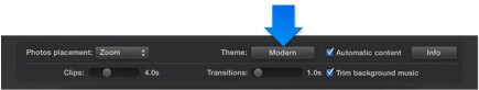 how to change background on imovie