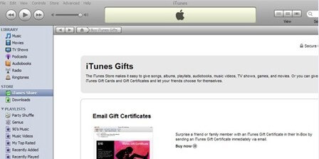 how to buy itunes gift card online