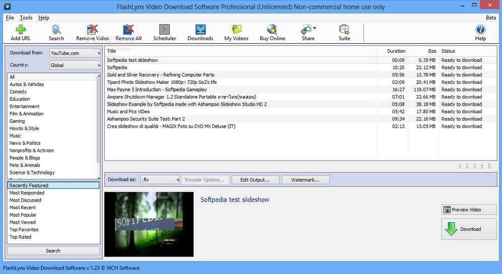 Video downloader programs