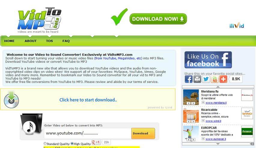 download vidtomp3 converter