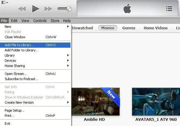 add files to itunes