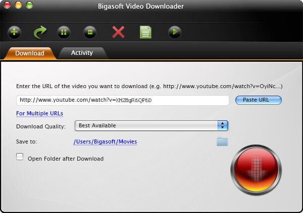 bigasoft video downloader pro failed download