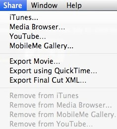 export videos from imovie