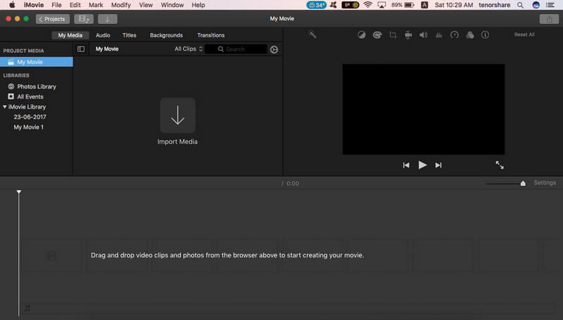how to trim clips on imovie 10.1.4